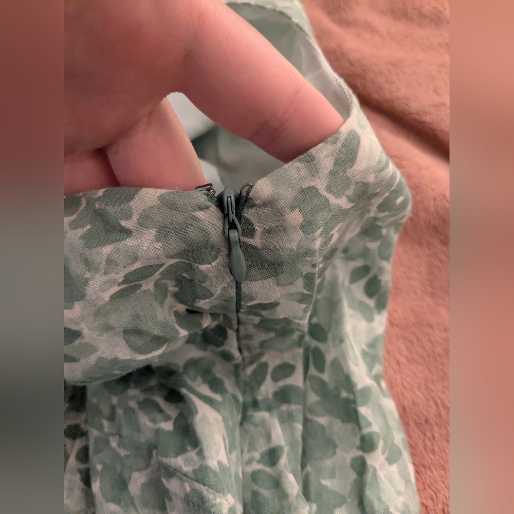 Calvin Klein green cotton dress - Picture 3 of 5